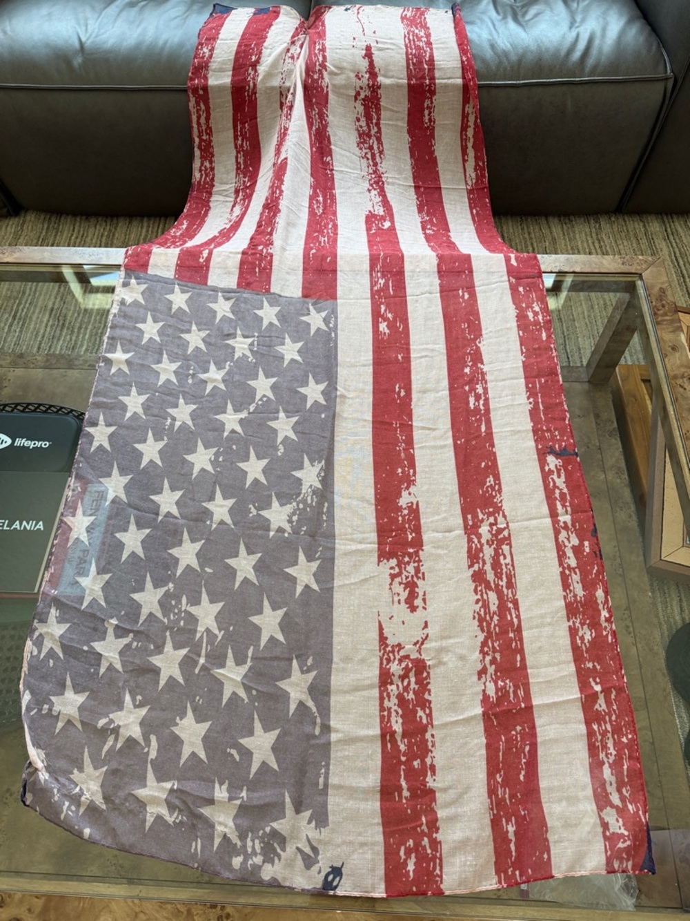 American Flag women’s scarf wrap - Red, White & Blue
